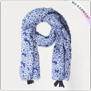Cotton Butterfly Scarf